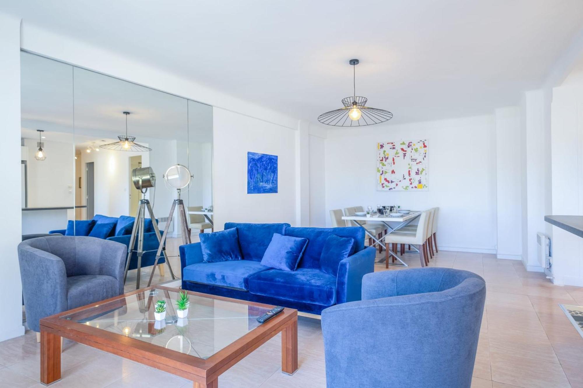 Apartamento 2br 100m From Beaches Terrace & Parking Cannes